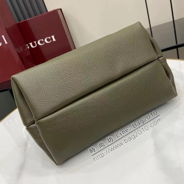 Gucci專櫃古馳最新款Softbit系列肩背包超大半馬銜扣休閒女包 jh2864型號：837467